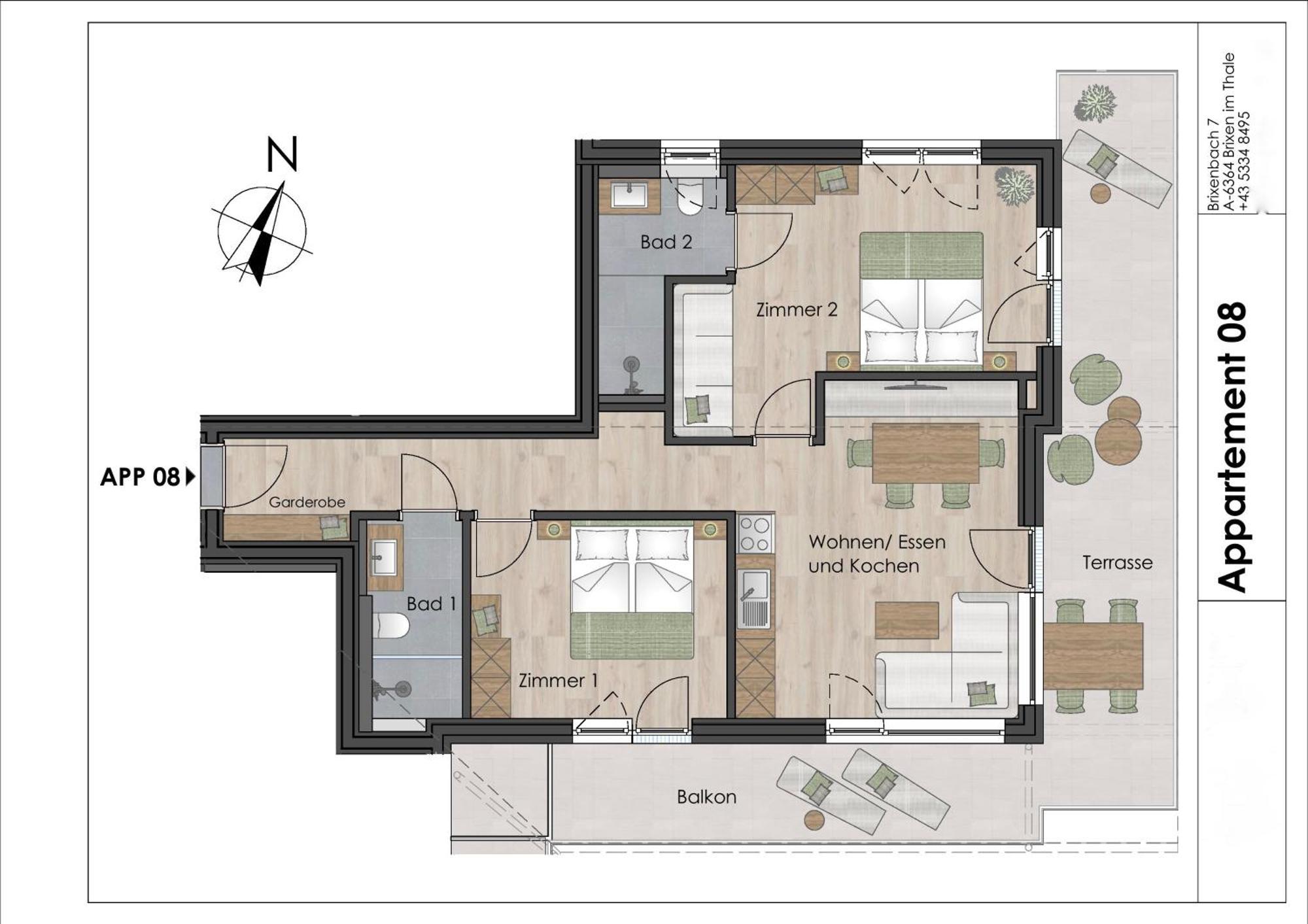 Andrea Caeciel Apartment Brixen im Thale